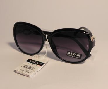 Sonnenbrille schwarz mit gold und Glitzer